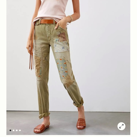 Anthropologie Pilcro The Wanderer Barrel Trousers Size 26 - Picture 1 of 16